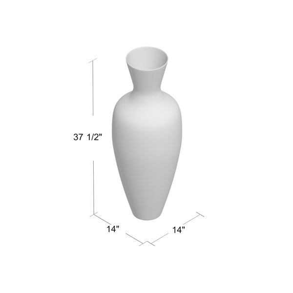 Dakota Fields Claxton Handmade Wood Floor Vase & Reviews Wayfair